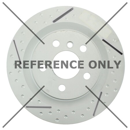 Centric Parts PREMIUM OE DESIGN SLOTTED BRAKE ROTOR 126.34179